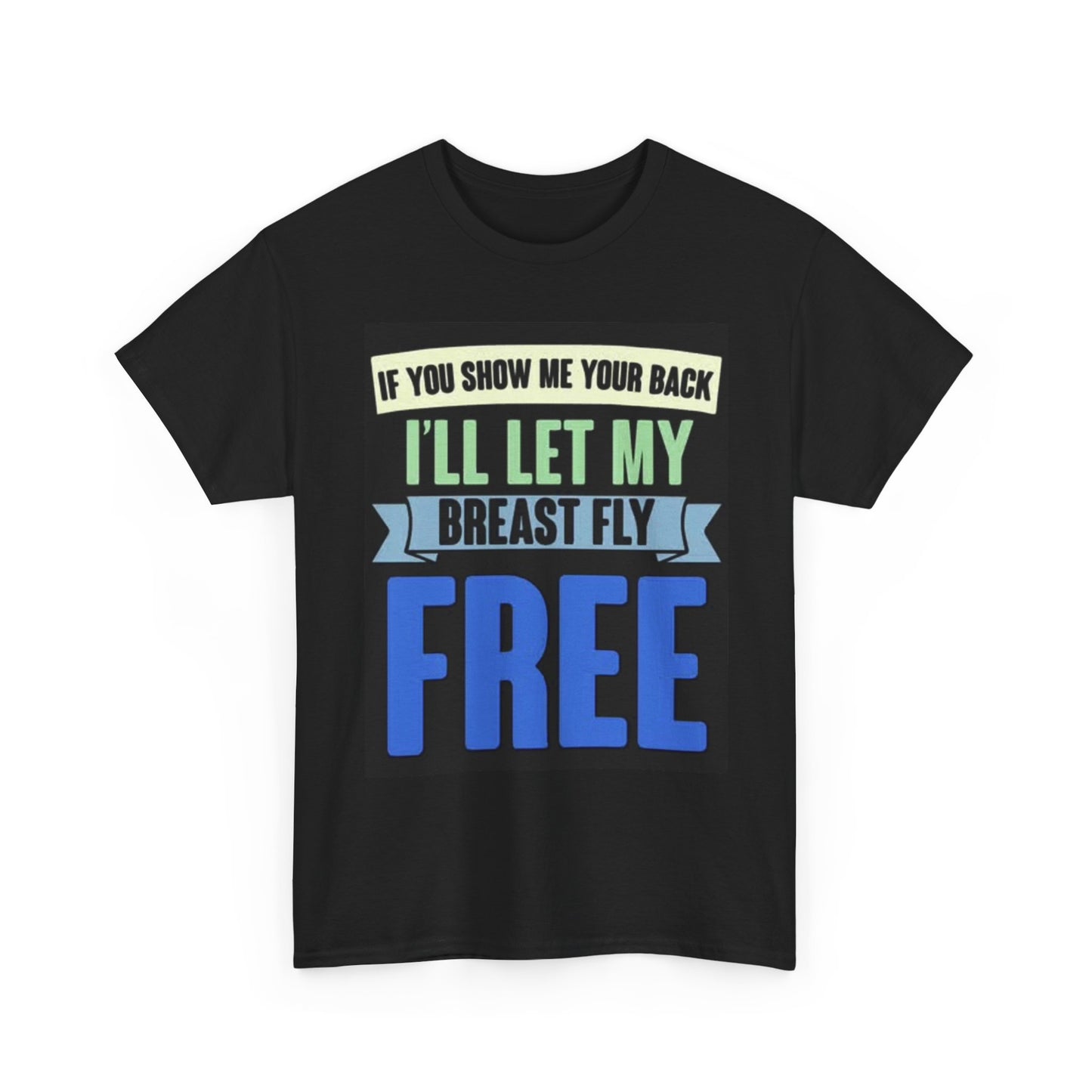 Breast Fly Free Graphic T Shirt BRAND NEW Apparel Unisex Heavy Cotton Tee