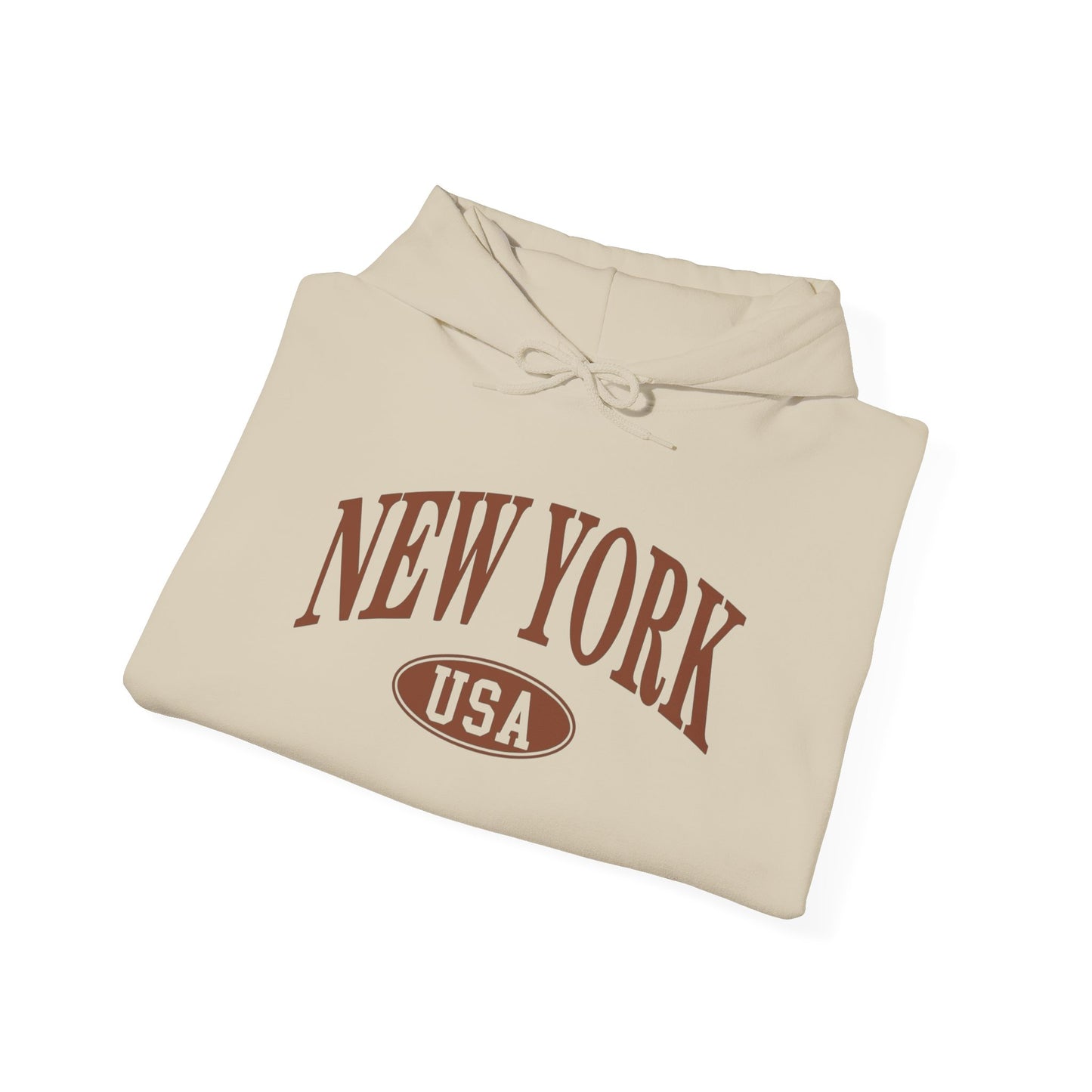 New York USA Graphic Hoodie NEW Heavy Blend™ Hooded Sweatshirt