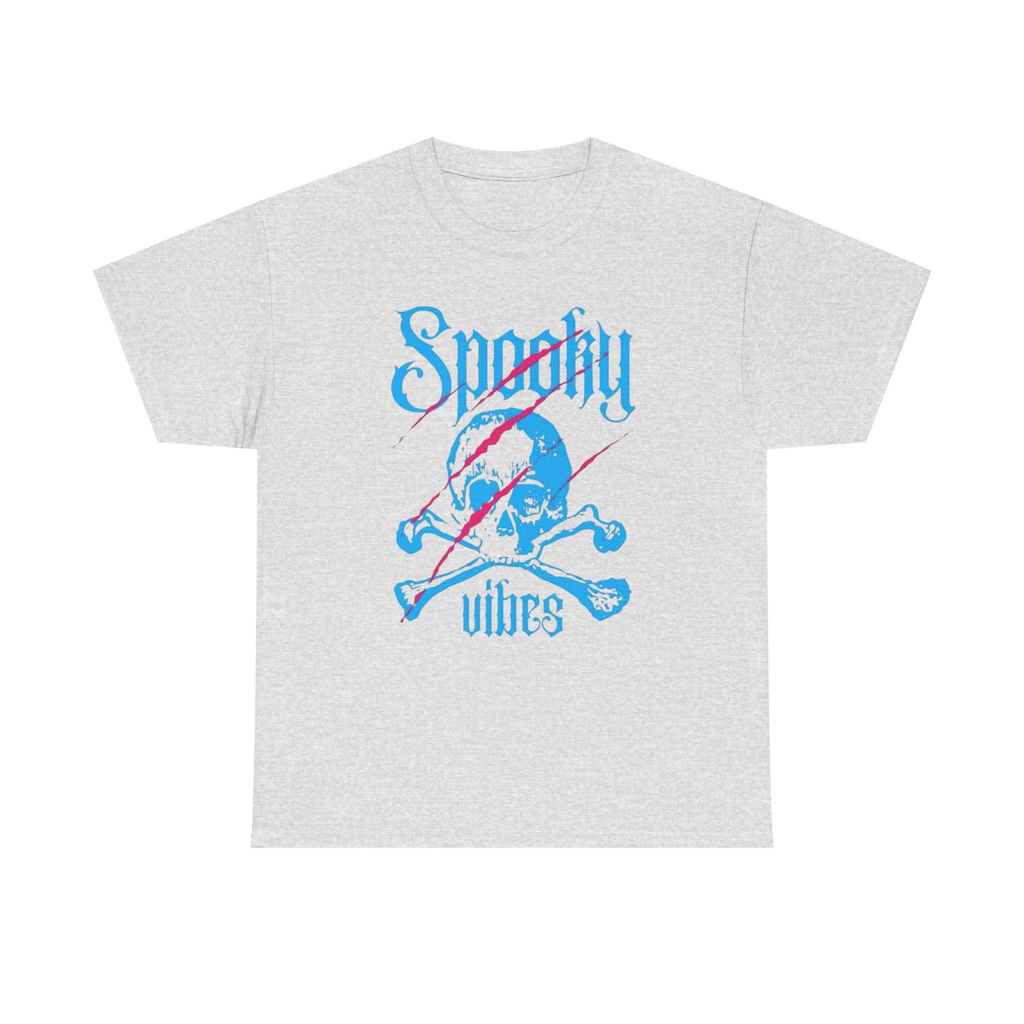 Spooky Vibes Graphic T Shirt NEW Unisex Heavy Cotton Tee