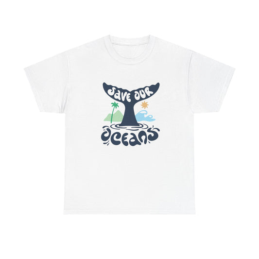 Save Our Oceans Graphic T Shirt Adult NEW