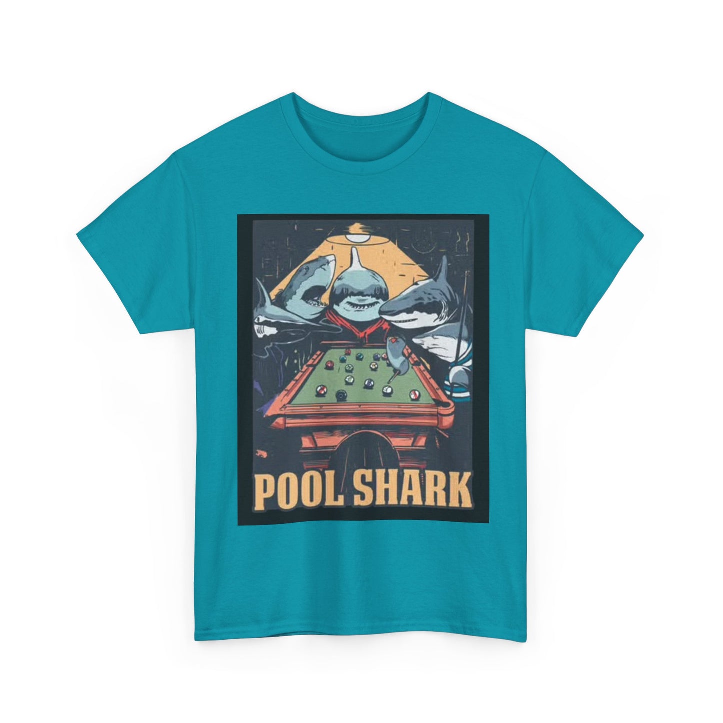 Pool Shark T Shirt Retro Funny Graphic T Vintage Pool Hall Rogan Unisex