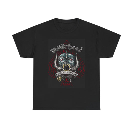 Motorhead Graphic T Shirt Retro Metal Poster Vintage Unisex Heavy Cotton Tee