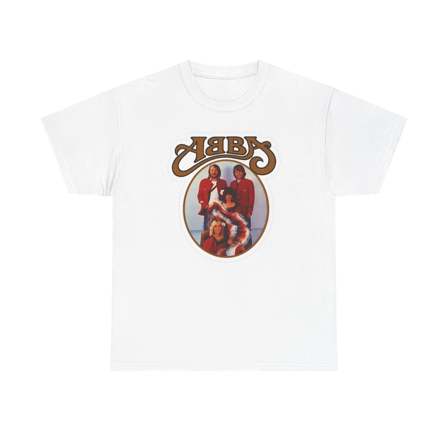 Abba Graphic T Shirt Vintage Music Retro Unisex Heavy Cotton Tee