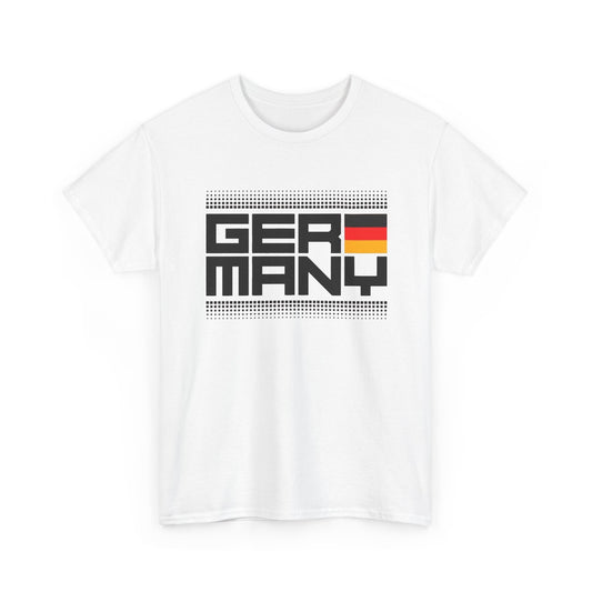 Germany Graphic T Shirt Men's Classic Flag Retro Heavy Cotton Tee