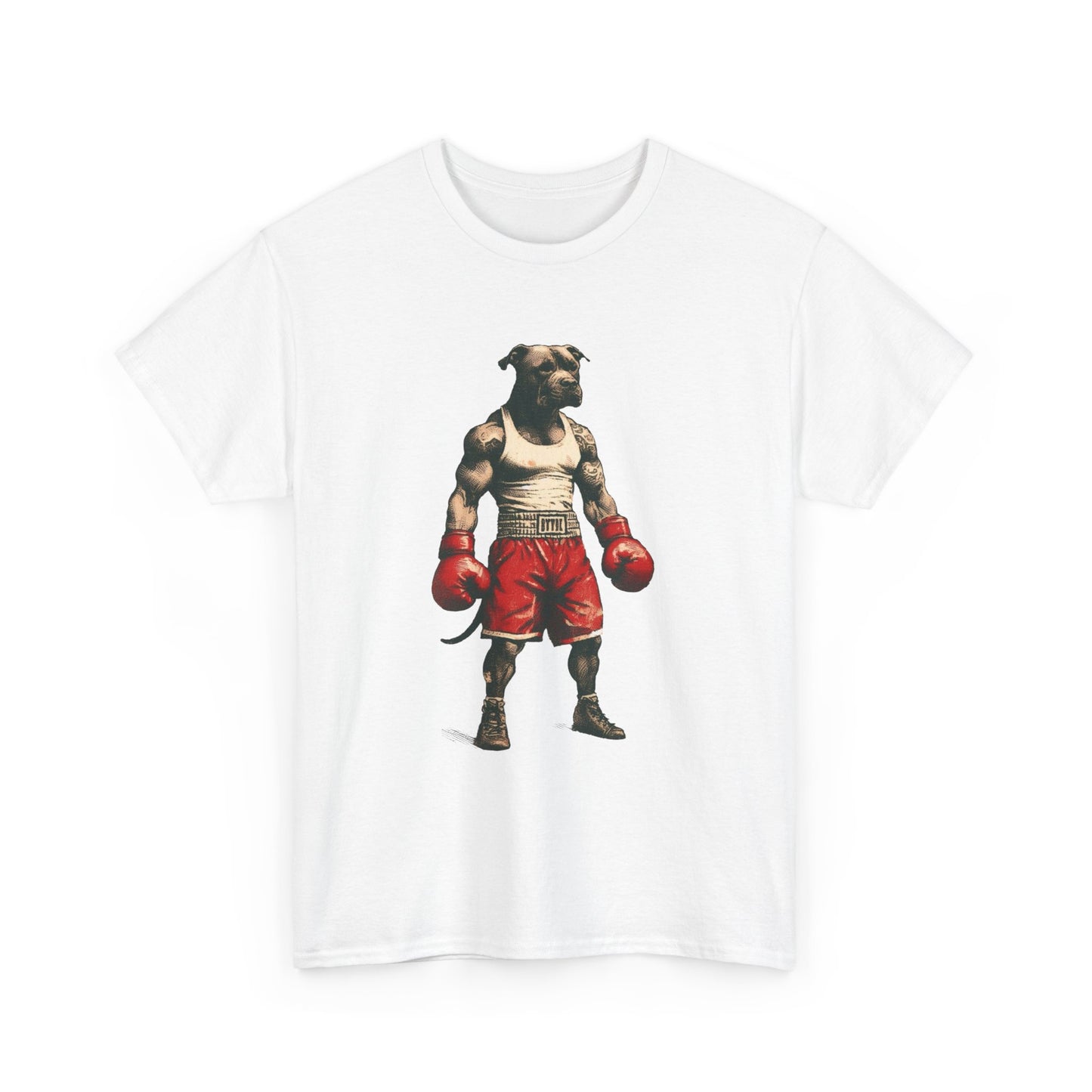 Boxing Pitbull Funny Cute Graphic T Shirt NEW ADULT