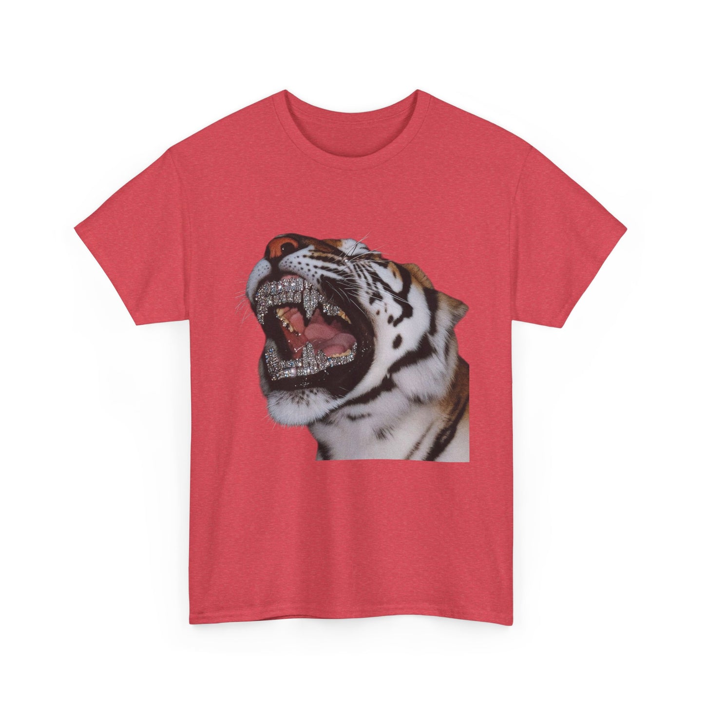 Bling Tiger Graphic T Shirt NEW Adult Unisex Heavy Cotton Tee