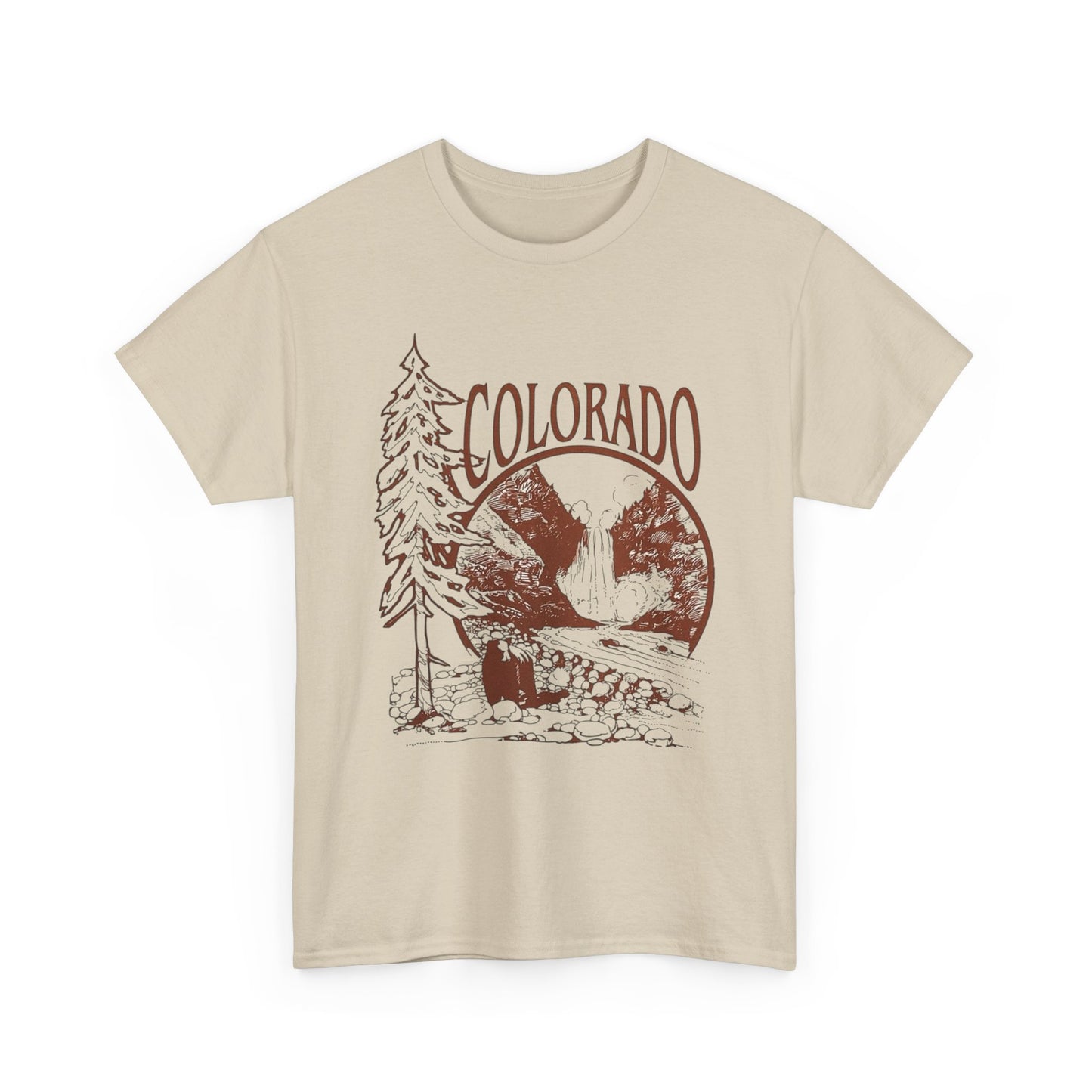 Colorado Wilderness Graphic T Shirt Unisex Heavy Cotton Tee