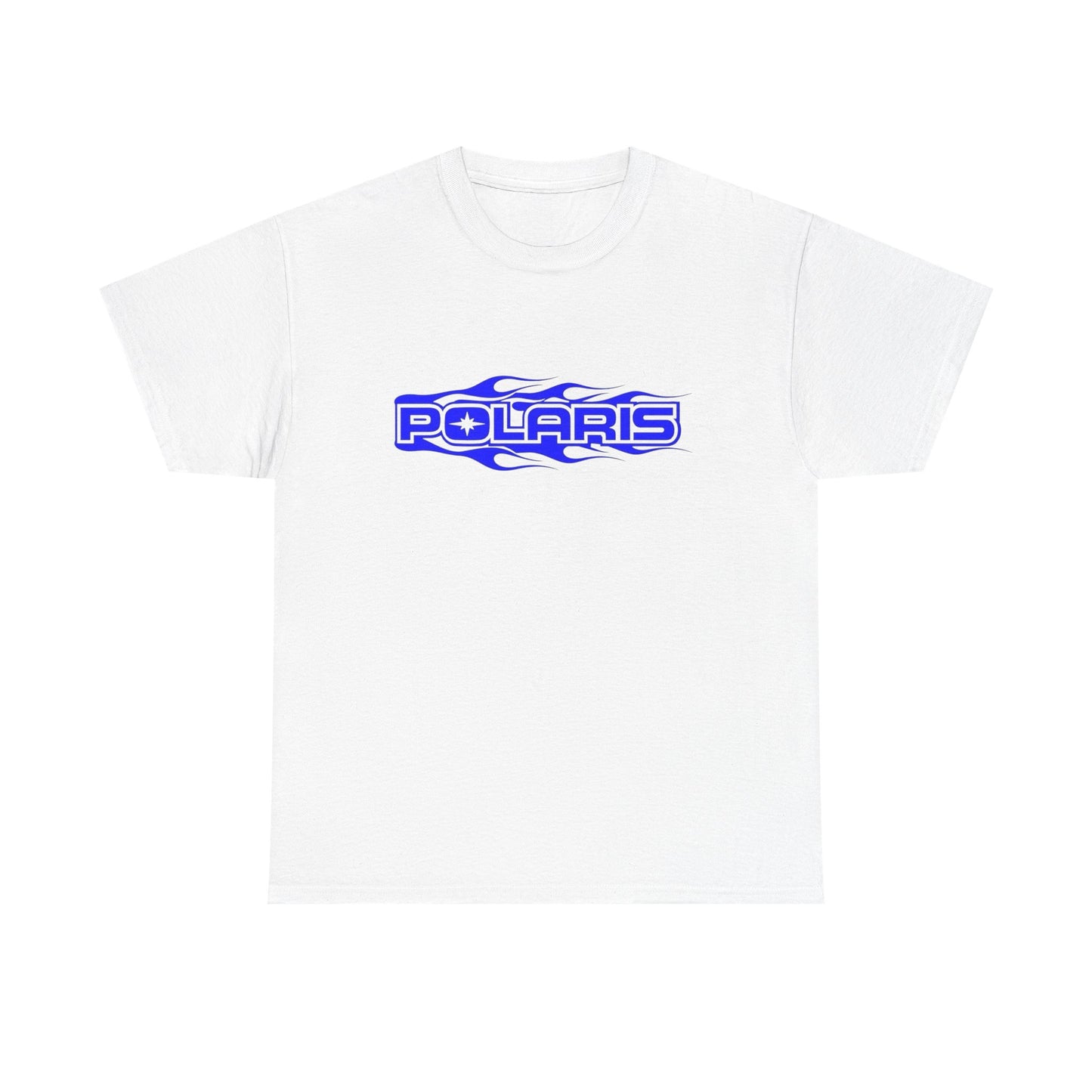 Polaris Flames Retro Graphic T Shirt New Adult Unisex Heavy Cotton Tee