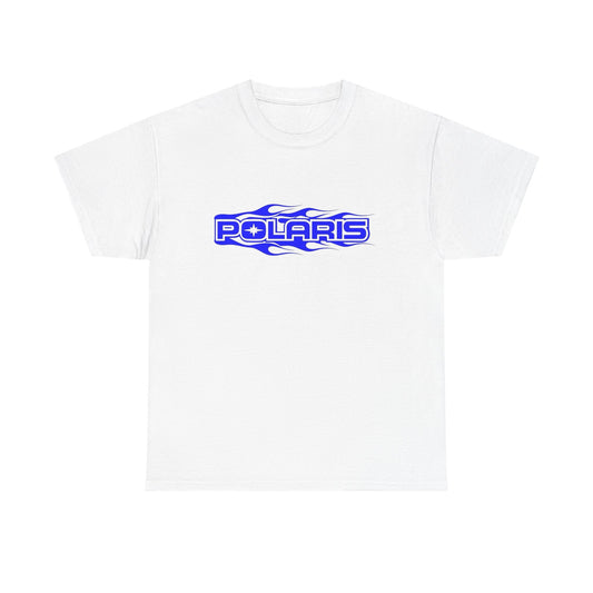 Polaris Flames Retro Graphic T Shirt New Adult Unisex Heavy Cotton Tee
