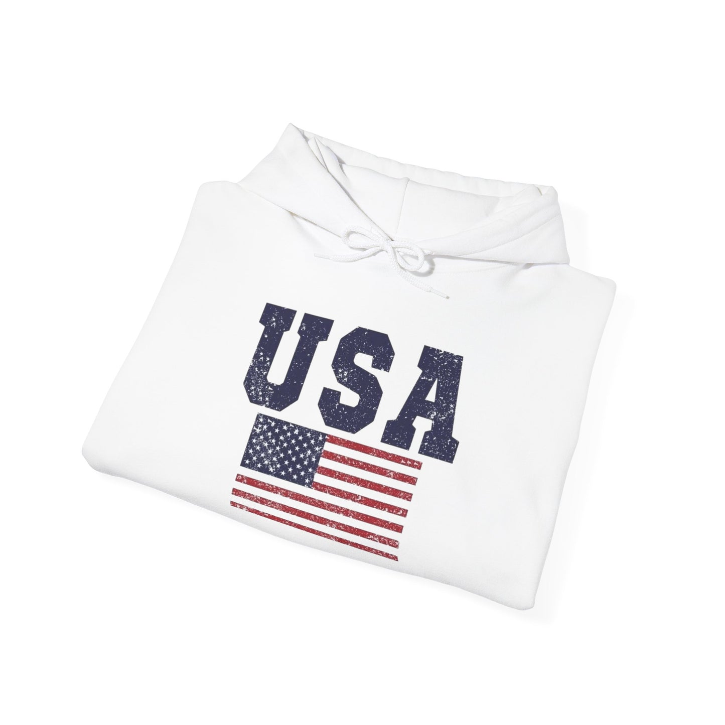 USA American Flag NEW COLORS Graphic Hoodie Unisex Heavy Blend Hooded Sweatshirt