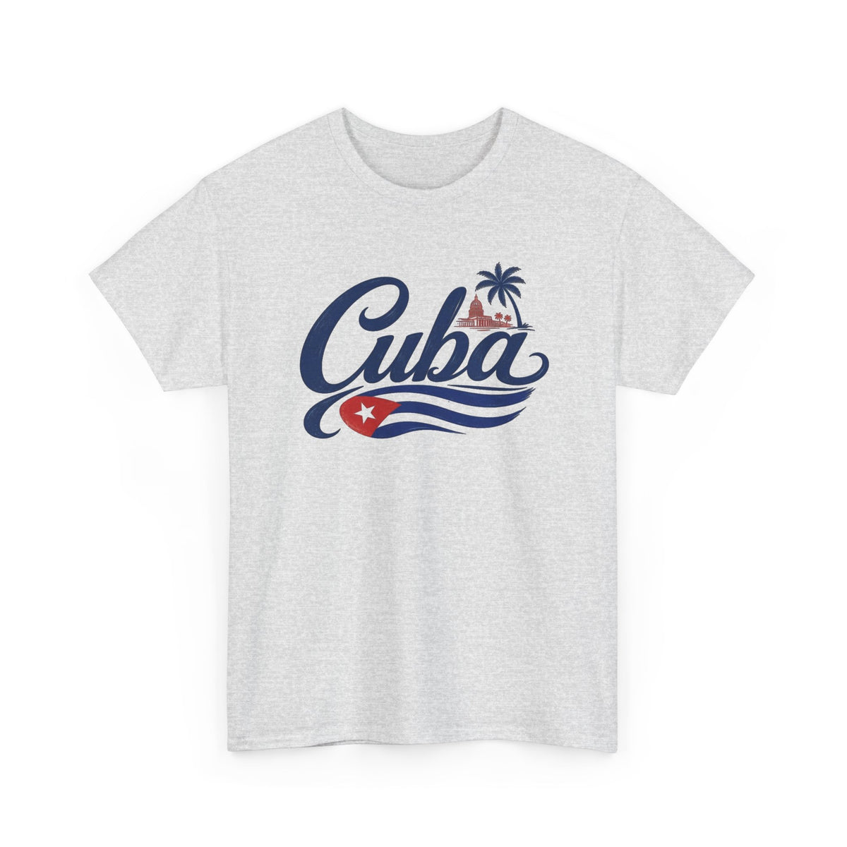 Cuba Graphic T Shirt Men's Travel Retro Classic Heavy Cotton Tee