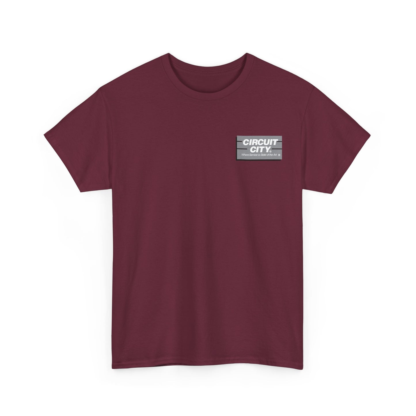 Circuit city T-shirt vintage graphic employee shirt retro design Unisex Heavy