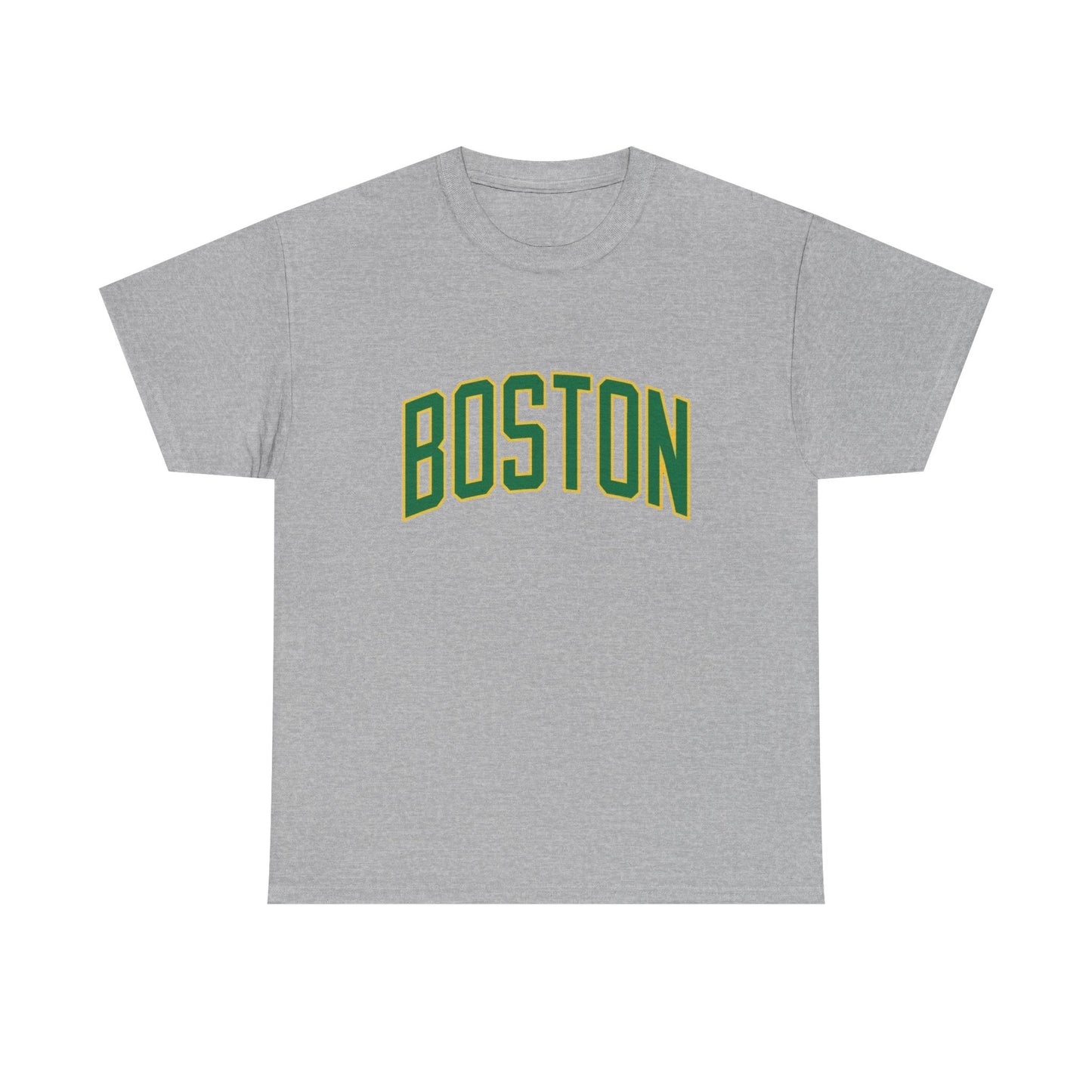 Boston Logo Sports Graphic T Shirt NEW Unisex Heavy Cotton Tee