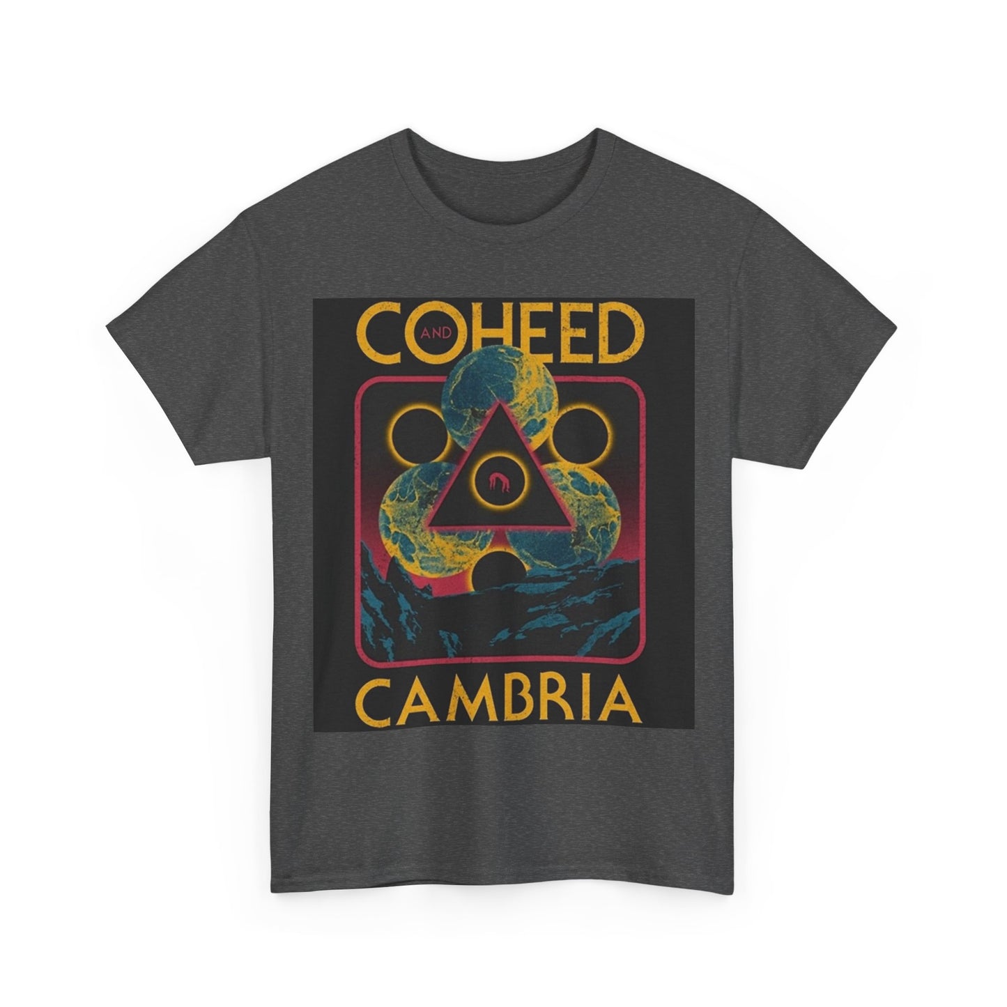 Coheed And Cambria Tshirt Retro Rock Band Merch Unisex Heavy Cotton Tee 21