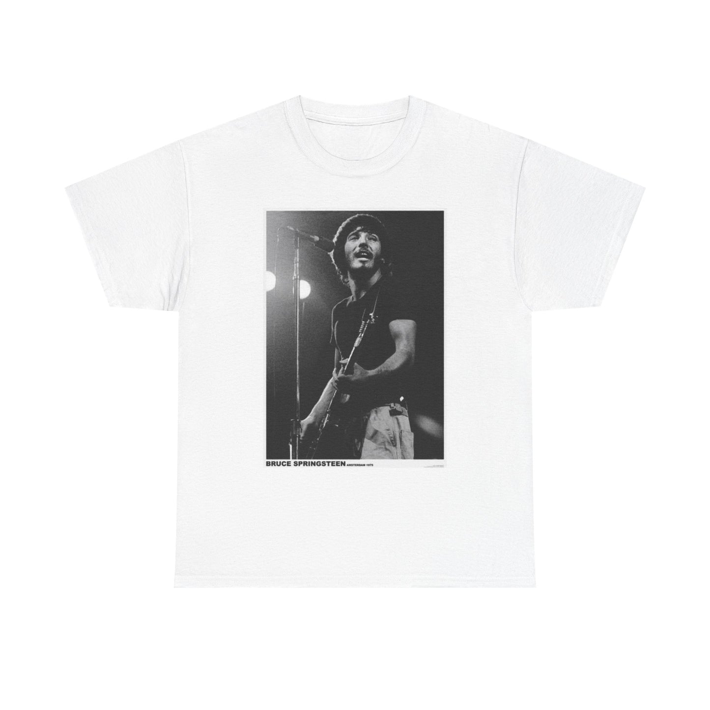 Bruce Springsteen Graphic T Shirt Vintage Photo Unisex Heavy Cotton Tee