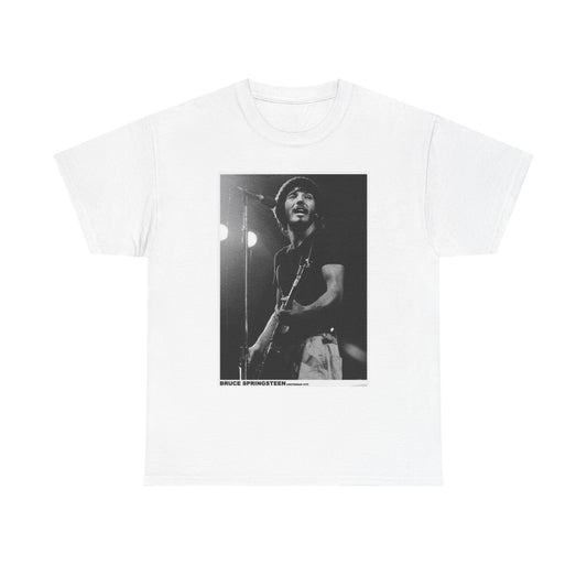 Bruce Springsteen Graphic T Shirt Vintage Photo Unisex Heavy Cotton Tee