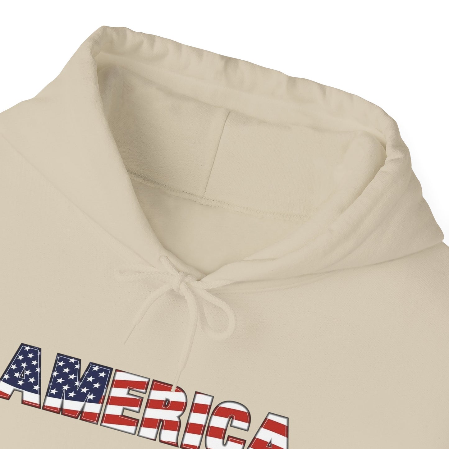 American Flag USA Retro Graphic Hoodie Men's Heavy Blend™ Hooded Sweatshirt