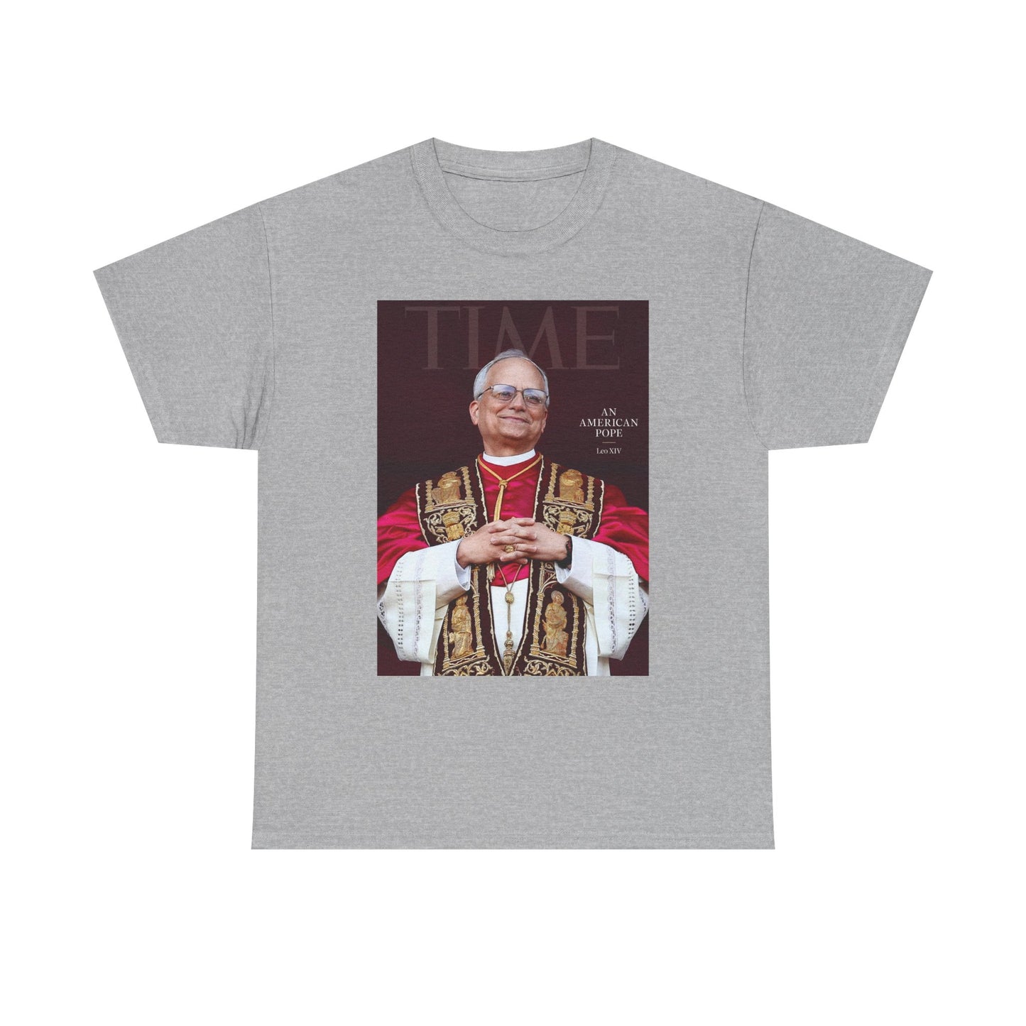 Pope Leo Graphic T Shirt NEW FAST Shipping Unisex Heavy Cotton Tee