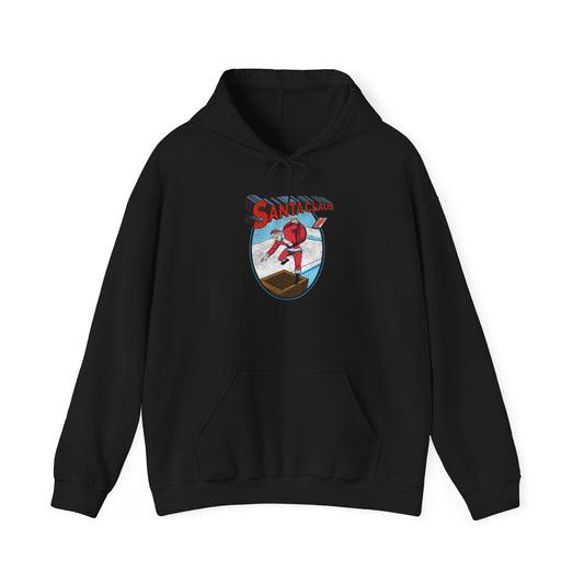 Santa Clause Superhero Graphic Hoodie NEW Unisex Heavy Blend™ Hooded Sweatshirt
