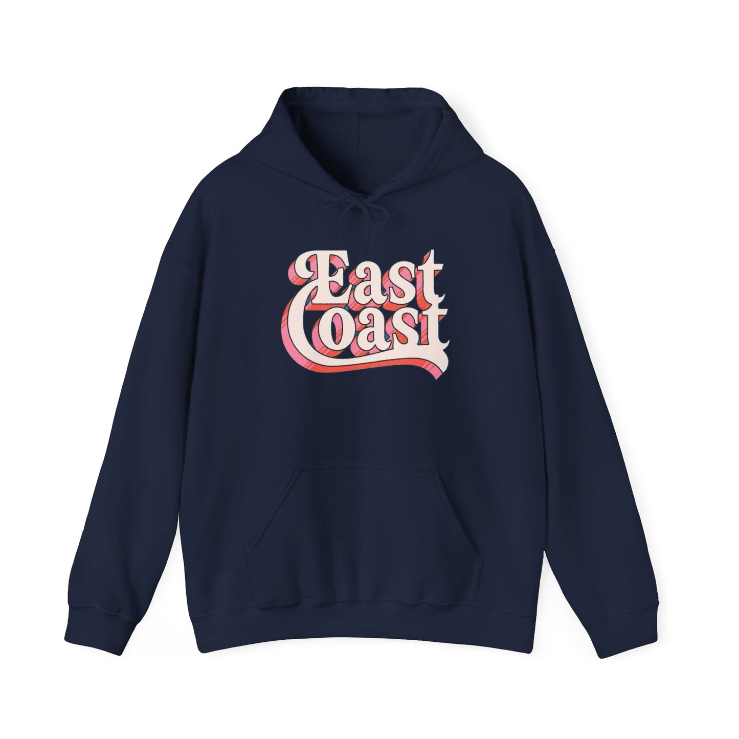 East Coast Graphic Hoodie Unisex Heavy Blend™ Hooded Sweatshirt