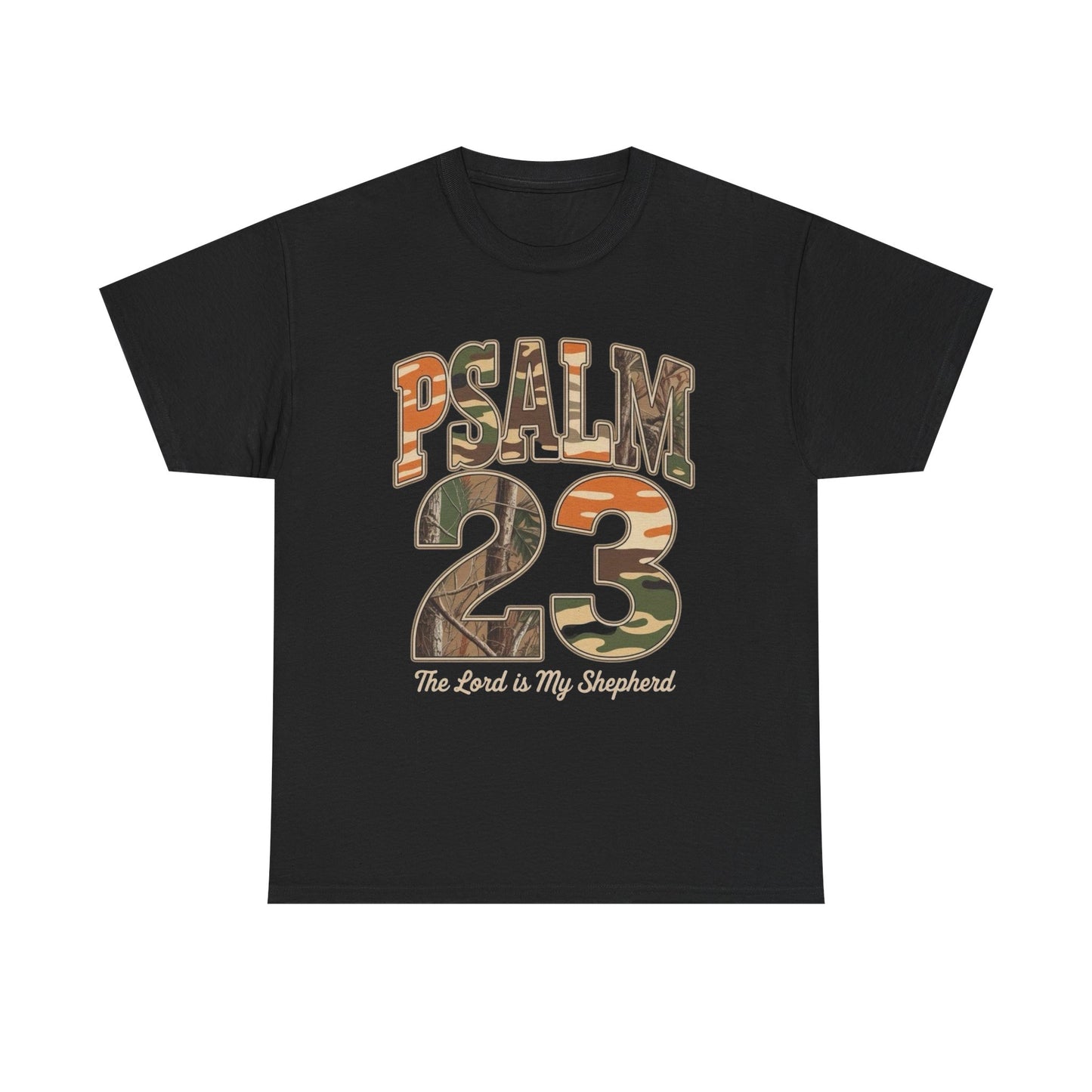 PSALM 23 Graphic T Shirt NEW GIFT Unisex Heavy Cotton Tee