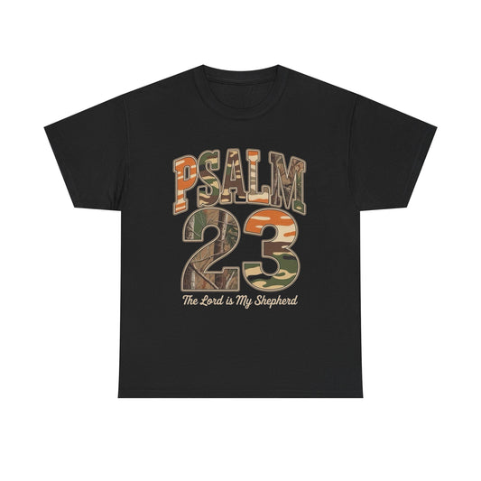 PSALM 23 Graphic T Shirt NEW GIFT Unisex Heavy Cotton Tee
