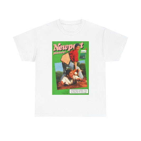 NewPort Tshirt Vintage Menthol Cigarette poster retro unisex Heavy Cotton Tee