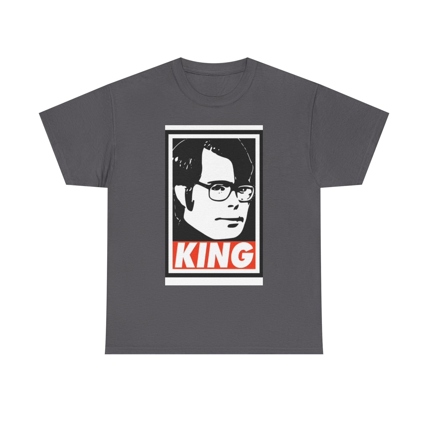 Stephen King Shirt Retro Poster Horror Funny Gift Scary Unisex Heavy Cotton Tee