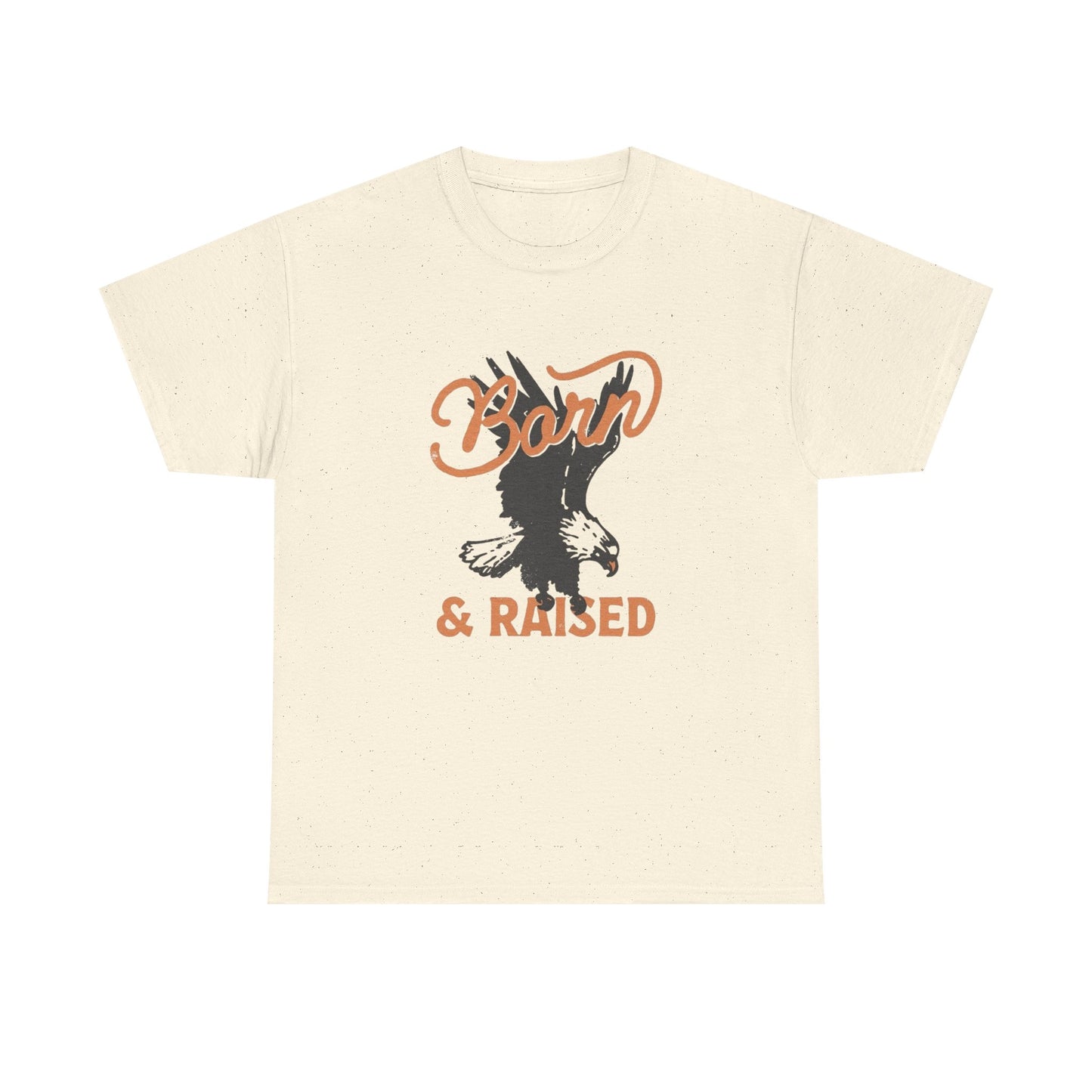 Born And Raised Free Bird Graphic T Shirt Unisex Heavy Cotton Tee Gift