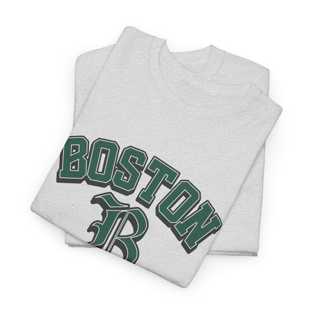 Boston Graphic T Shirt Classic Vintage Apparel Men's Heavy Cotton Tee
