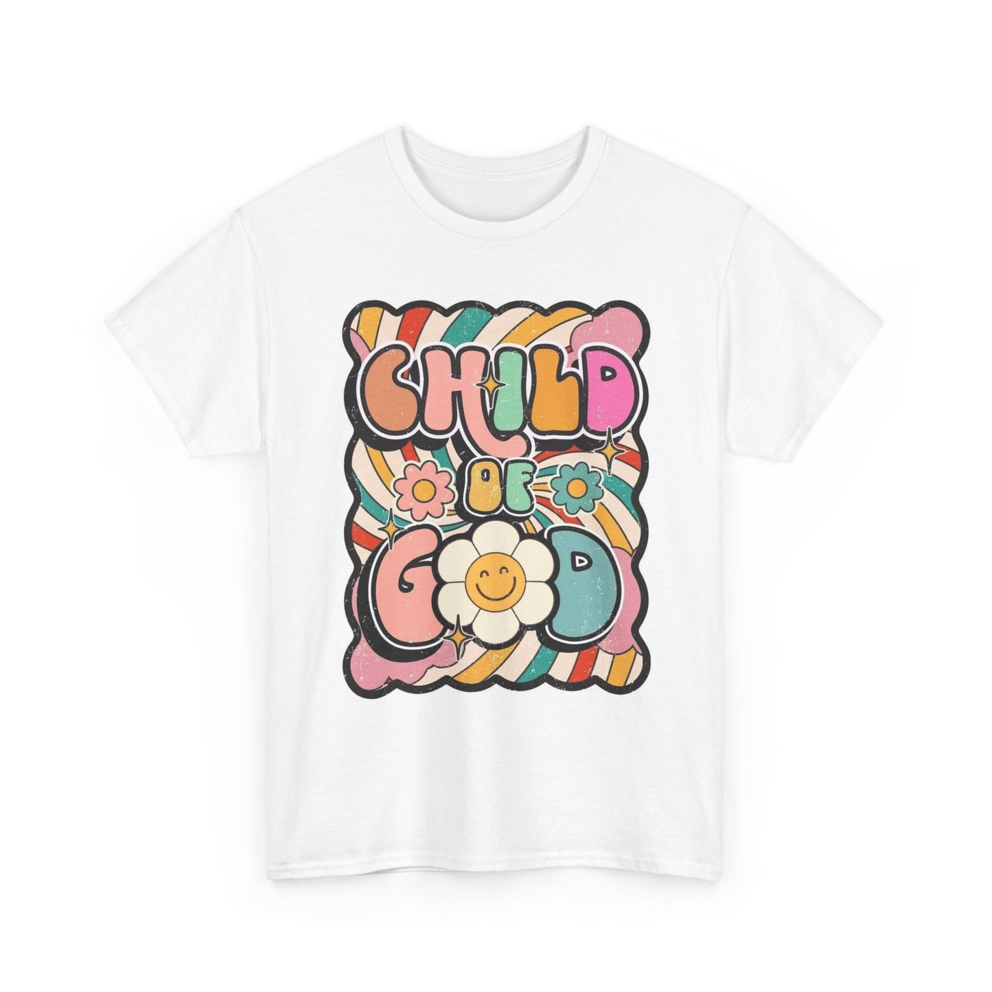 Child Of God Graphic T Shirt Vintage 90s Retro Unisex Heavy Cotton Tee