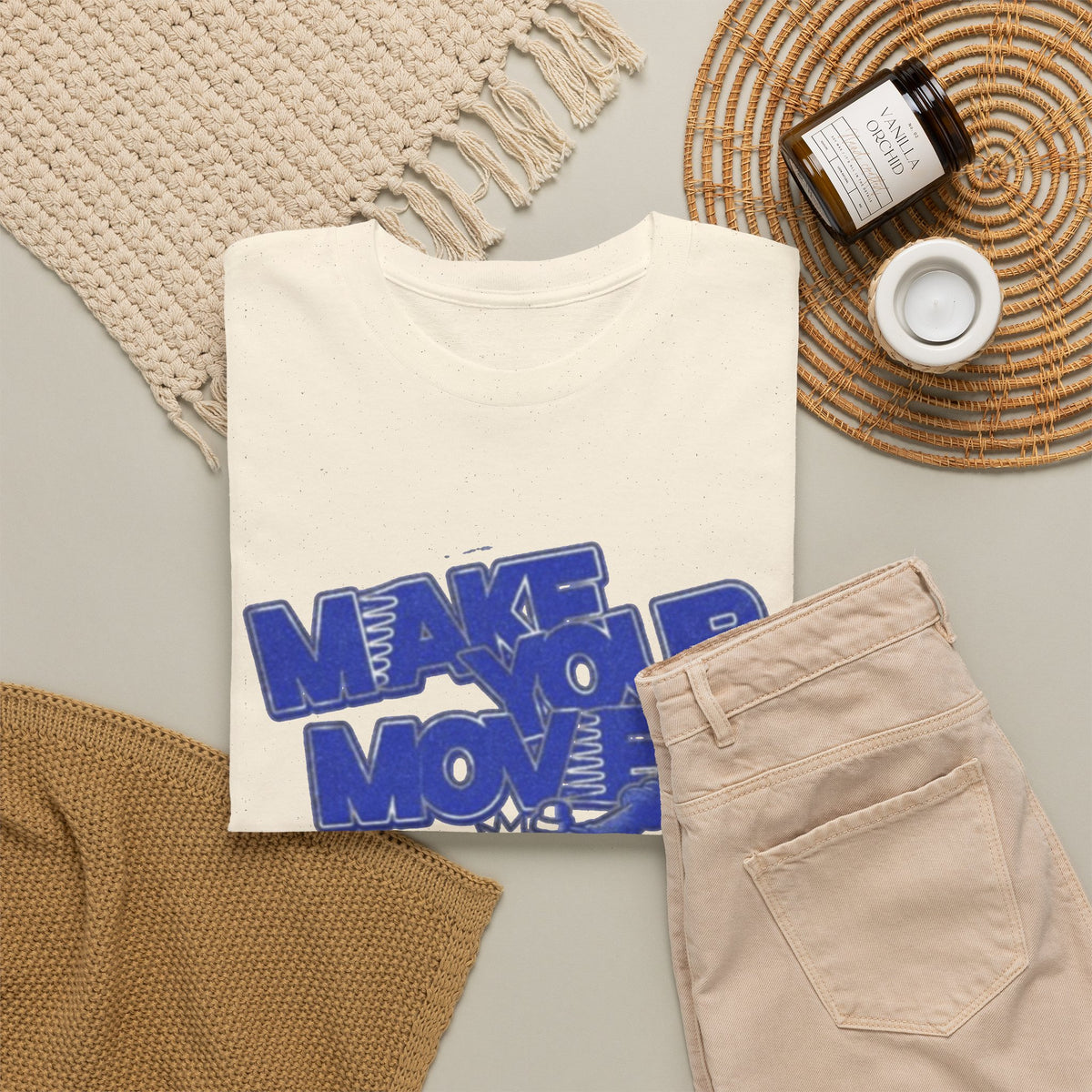 Make Your Move Chess Graphic T-Shirt Men's Graphic Tee Retro