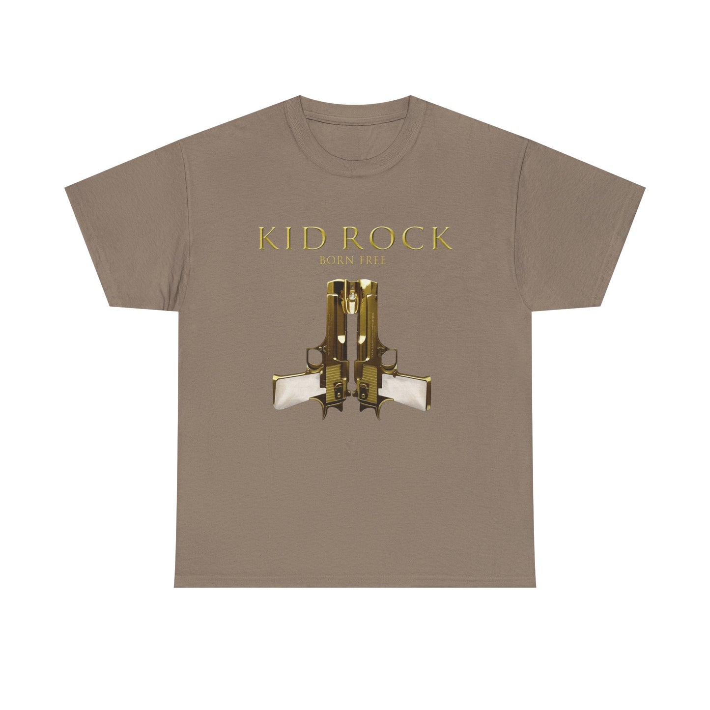 Kid Rock Born Free Graphic T Shirt Unisex Heavy Cotton Tee