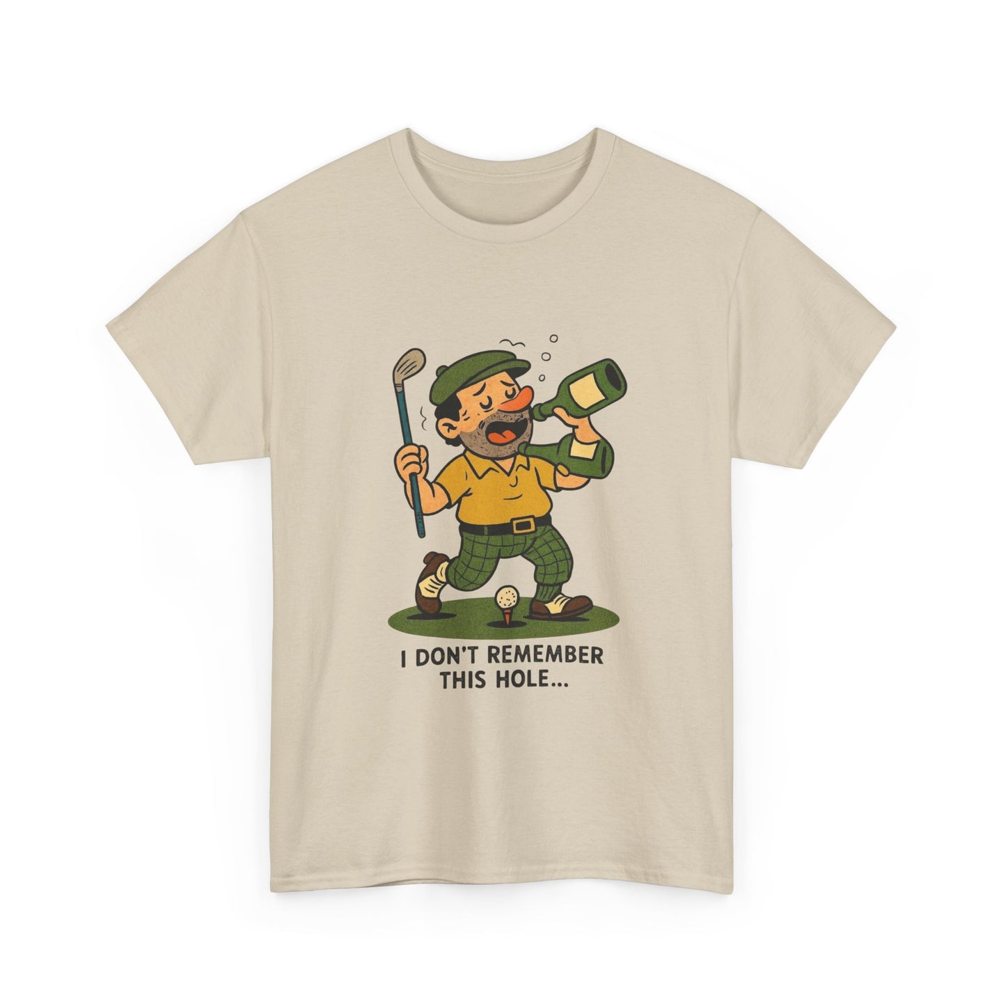 Funny Golfing Drunk Graphic T Shirt ADULT NEW