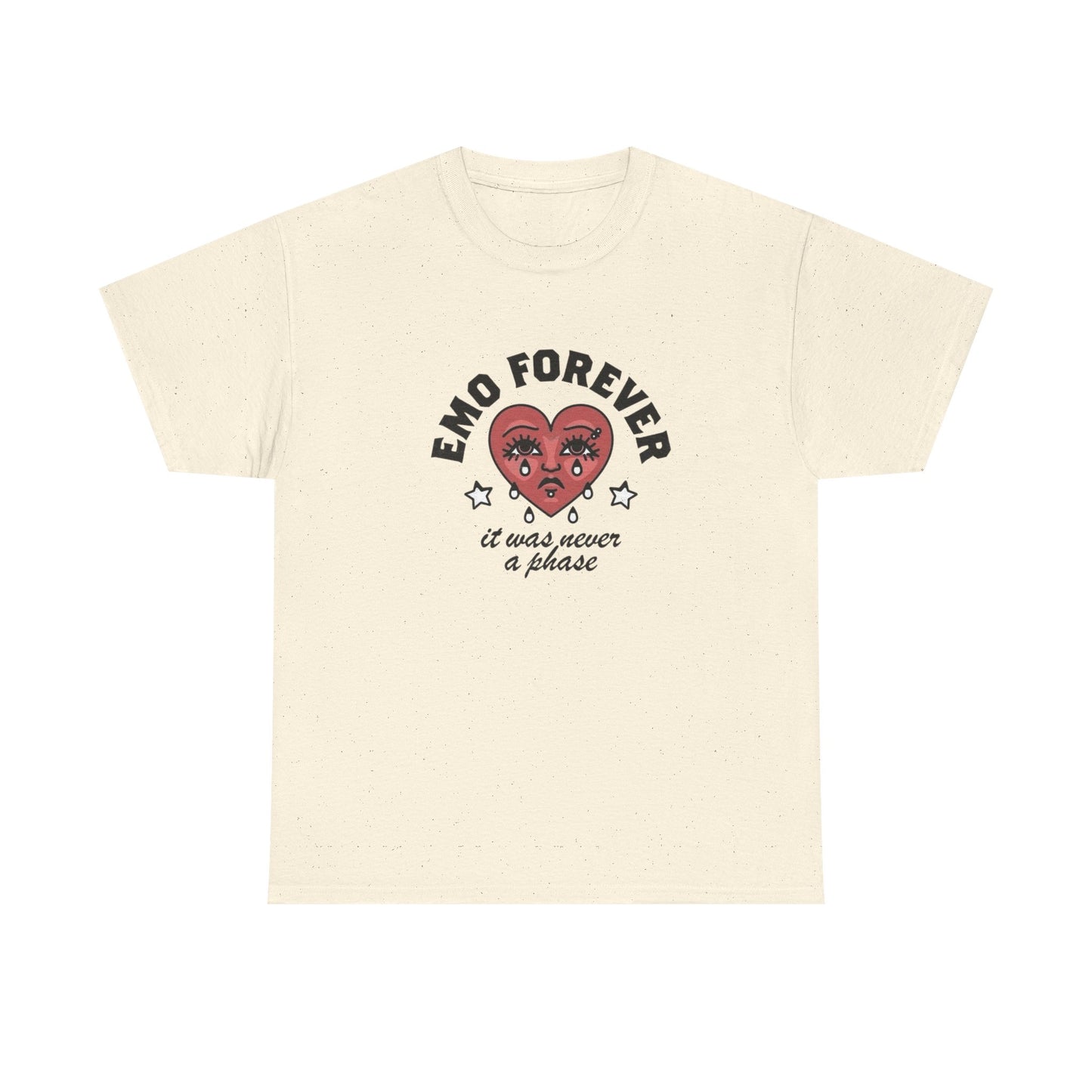 Emo Forever Graphic T Shirt Unisex Heavy Cotton Tee Gift