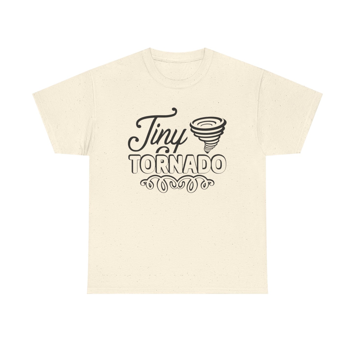 Tiny Tornado Funny Graphic T Shirt Unisex Heavy Cotton Tee