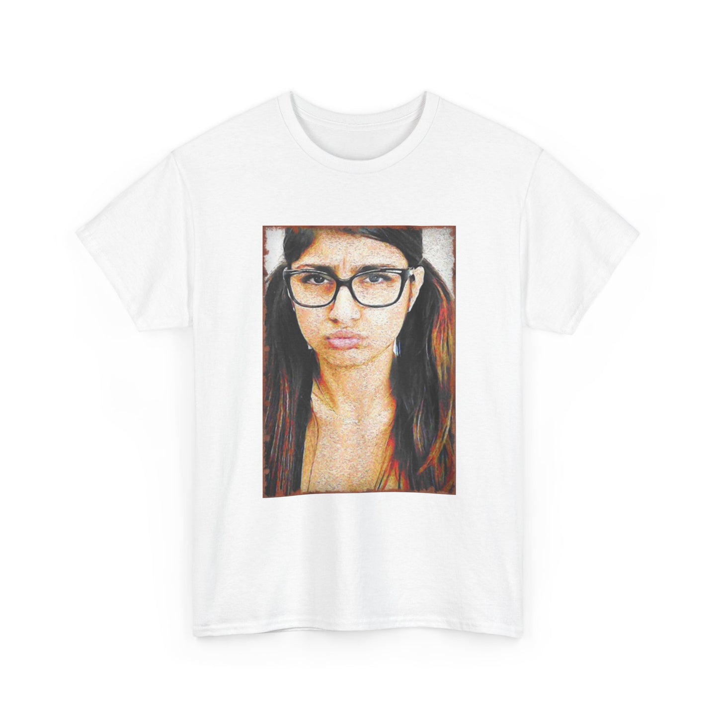 Mia Khalifa Shirt Funny Meme Graphic Unisex Heavy Cotton Tee