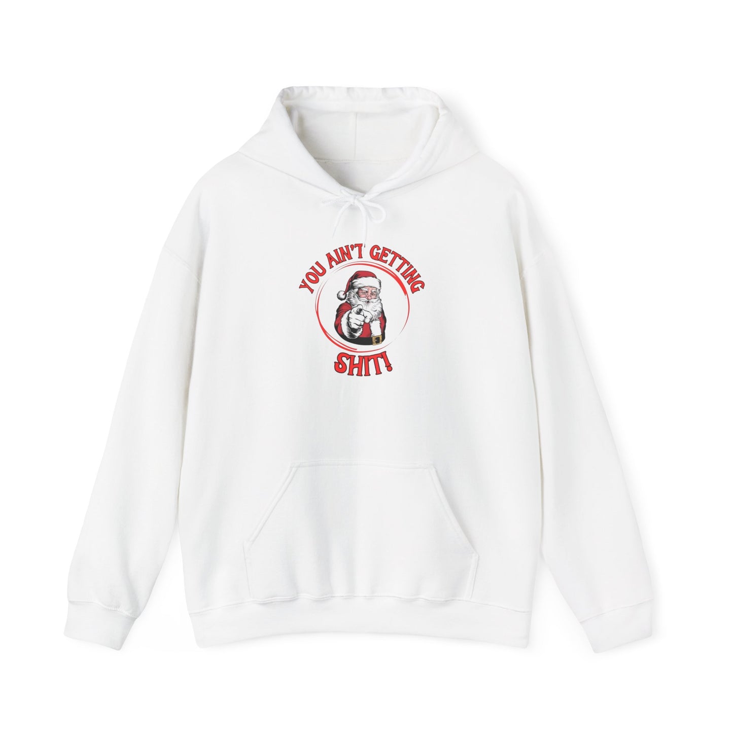 Funny Santa Jokes Humor Graphic Hoodie Unisex Heavy Blend™ Hooded Sweatshirt