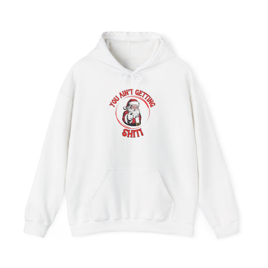 Funny Santa Jokes Humor Graphic Hoodie Unisex Heavy Blend™ Hooded Sweatshirt