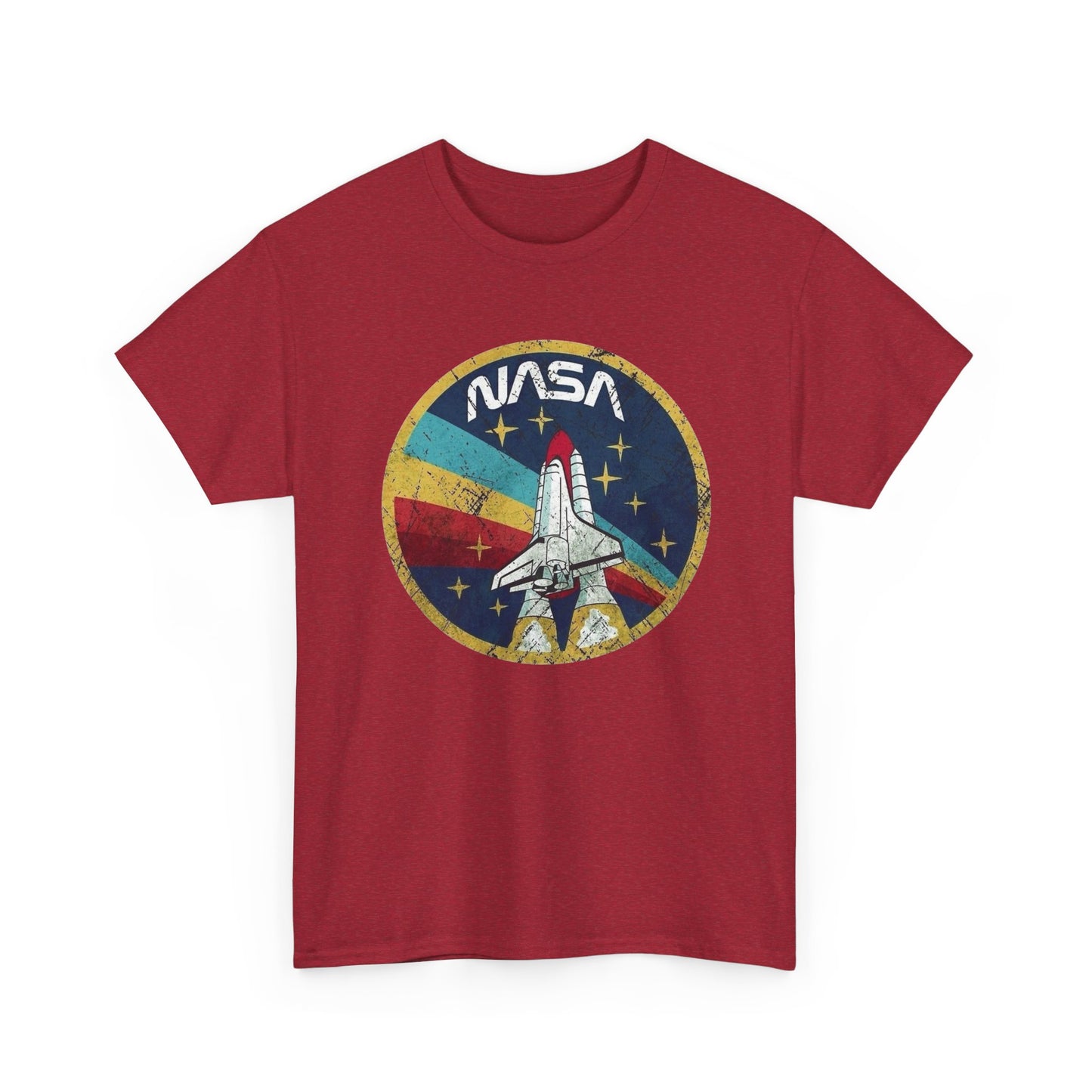 NASA Space Astronaut Vintage Graphic T Shirt Men's Heavy Cotton Tee