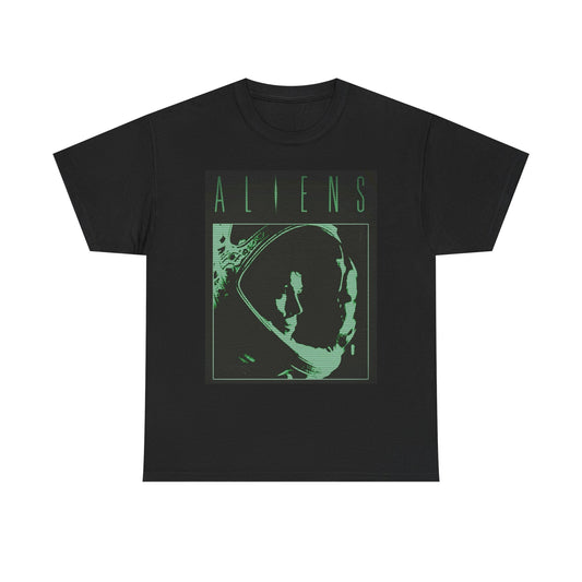 Aliens Vintage Graphic T Shirt Adult NEW Unisex Heavy Cotton Tee