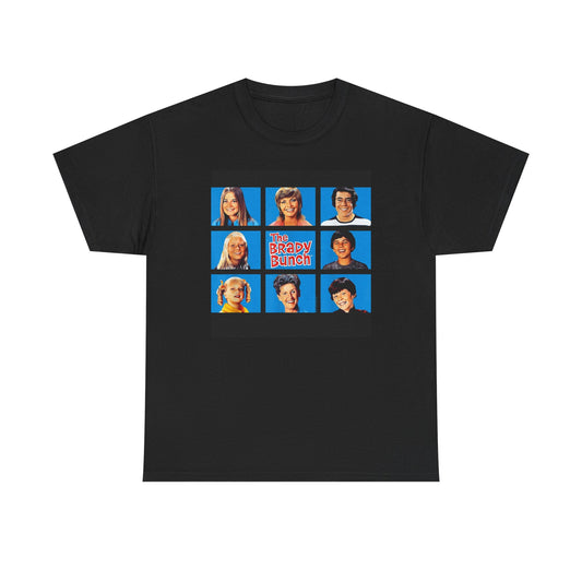 The Brady Bunch Graphic T Shirt Vintage Tv Series Comedy Unisex Heavy Cotton Tee