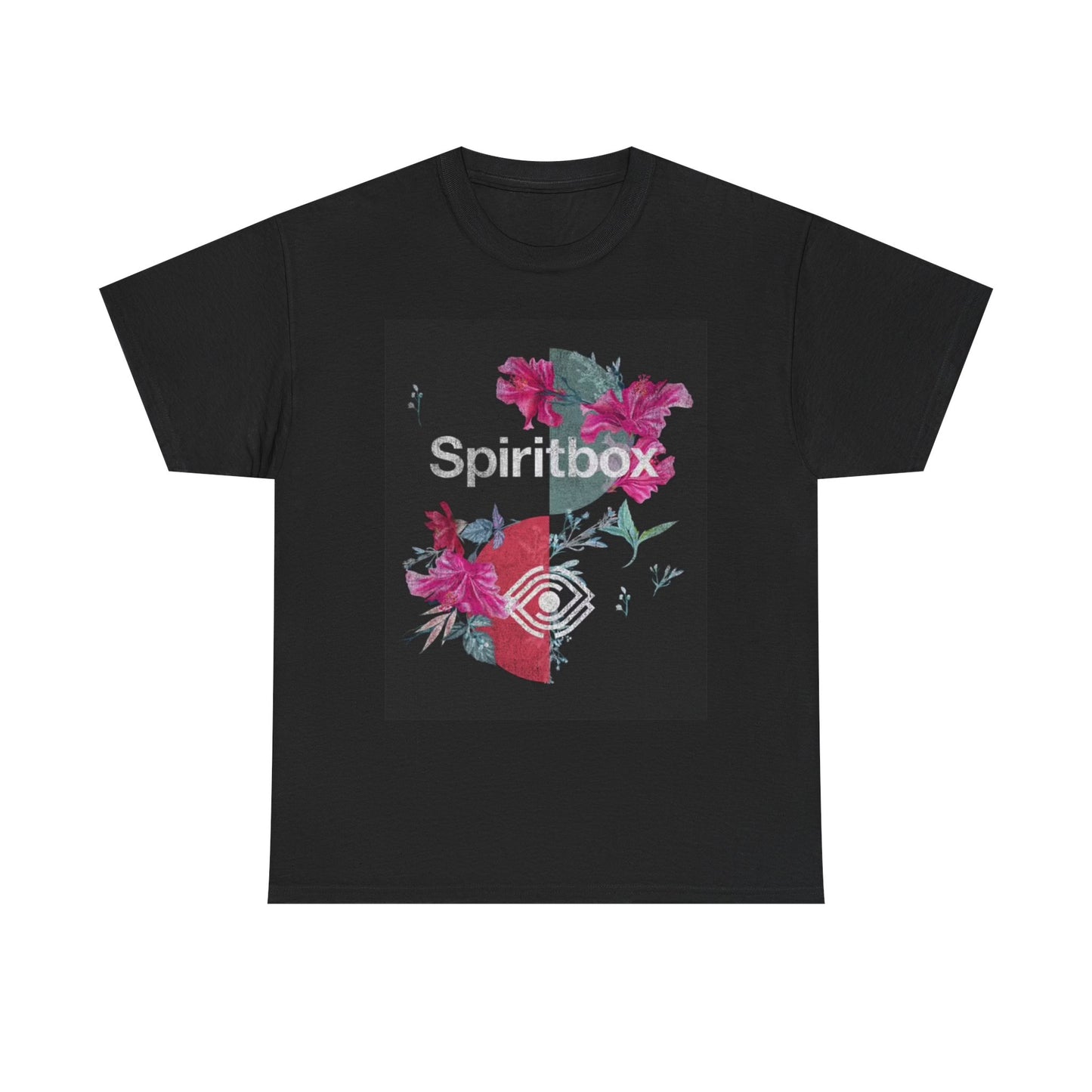 SpiritBox Tshirt Rock Retro Graphic Flowers Unisex Heavy Cotton Tee