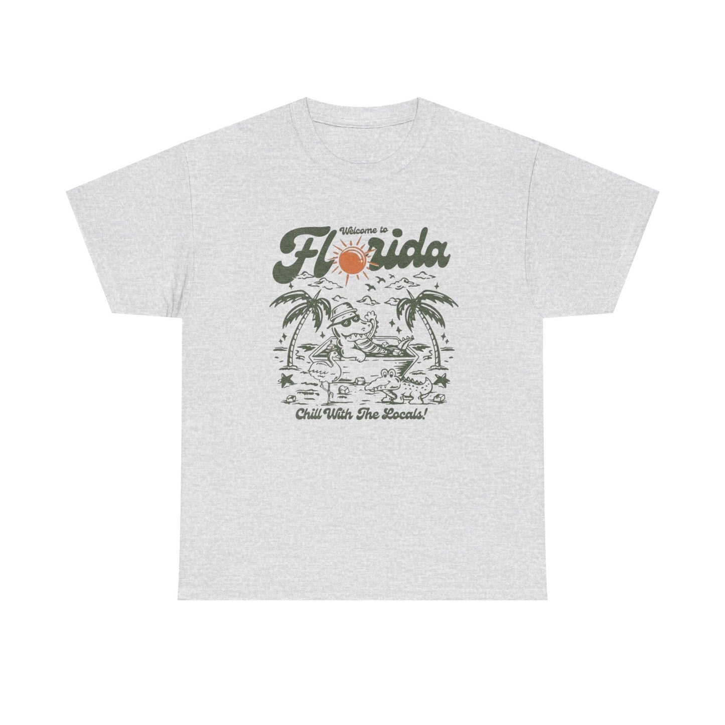 Welcome To Florida Gators Graphic T Shirt S-5XL NEW Unisex Heavy Cotton Tee