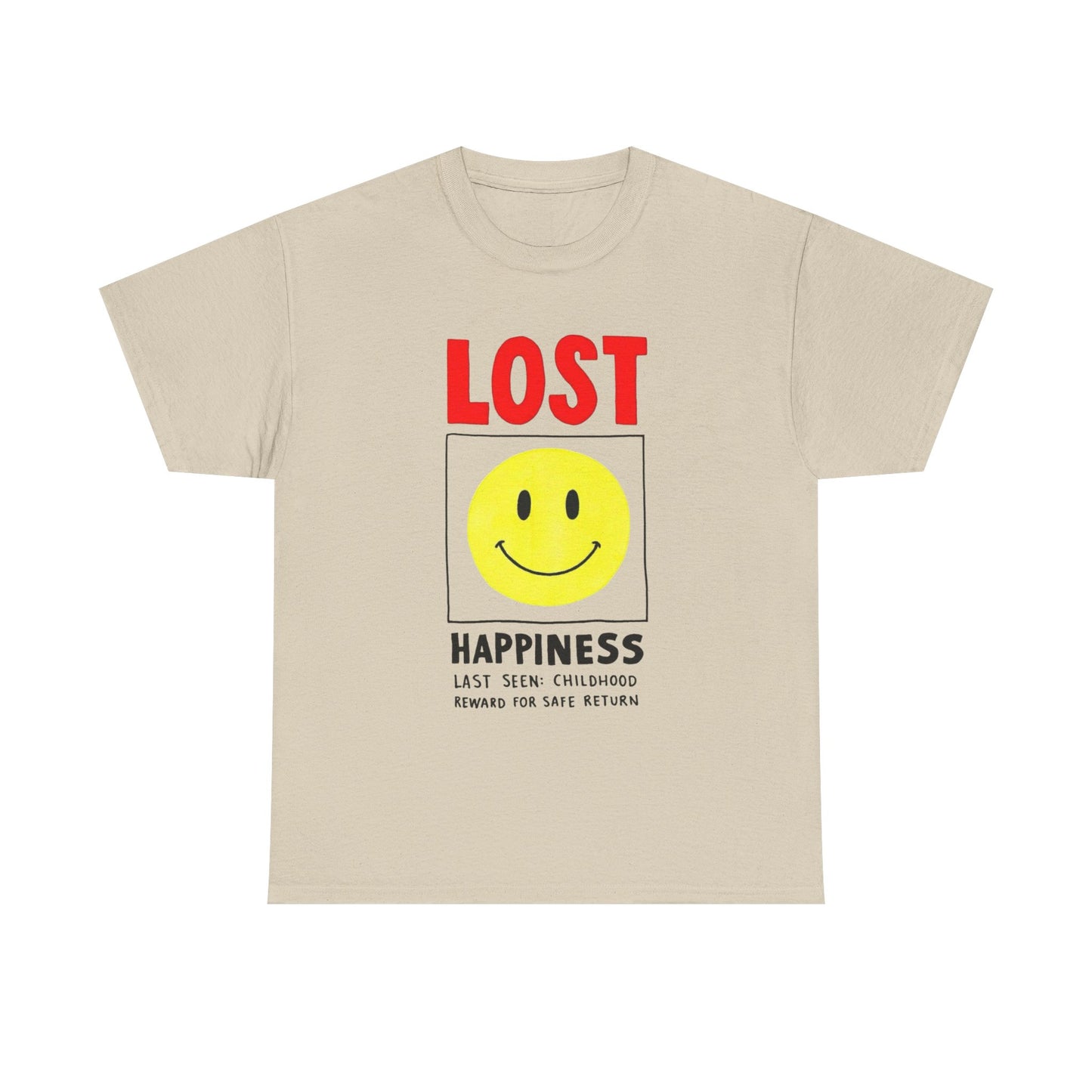 Lost Happiness Graphic T Shirt Unisex Adults NEW