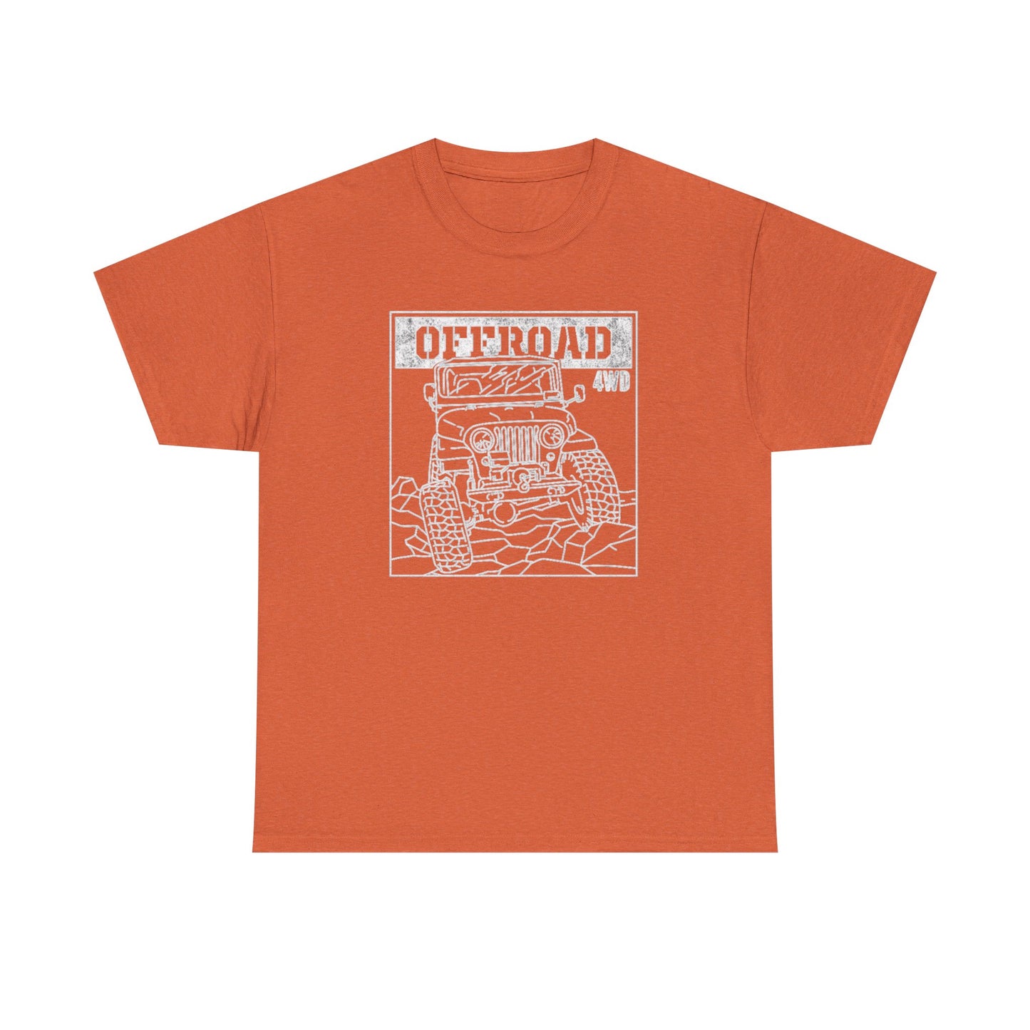 Offroad 4wd Retro Trailboss Graphic T Shirt NEW Unisex Heavy Cotton Tee