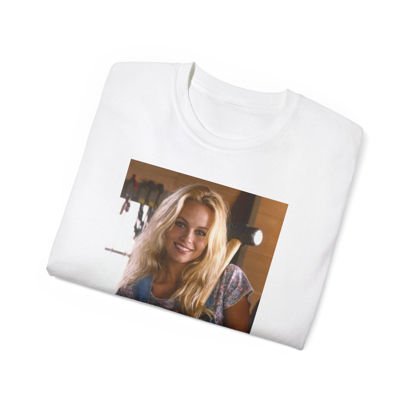 Pam Anderson playboy tool time 90s vintage Unisex Ultra Cotton Tee