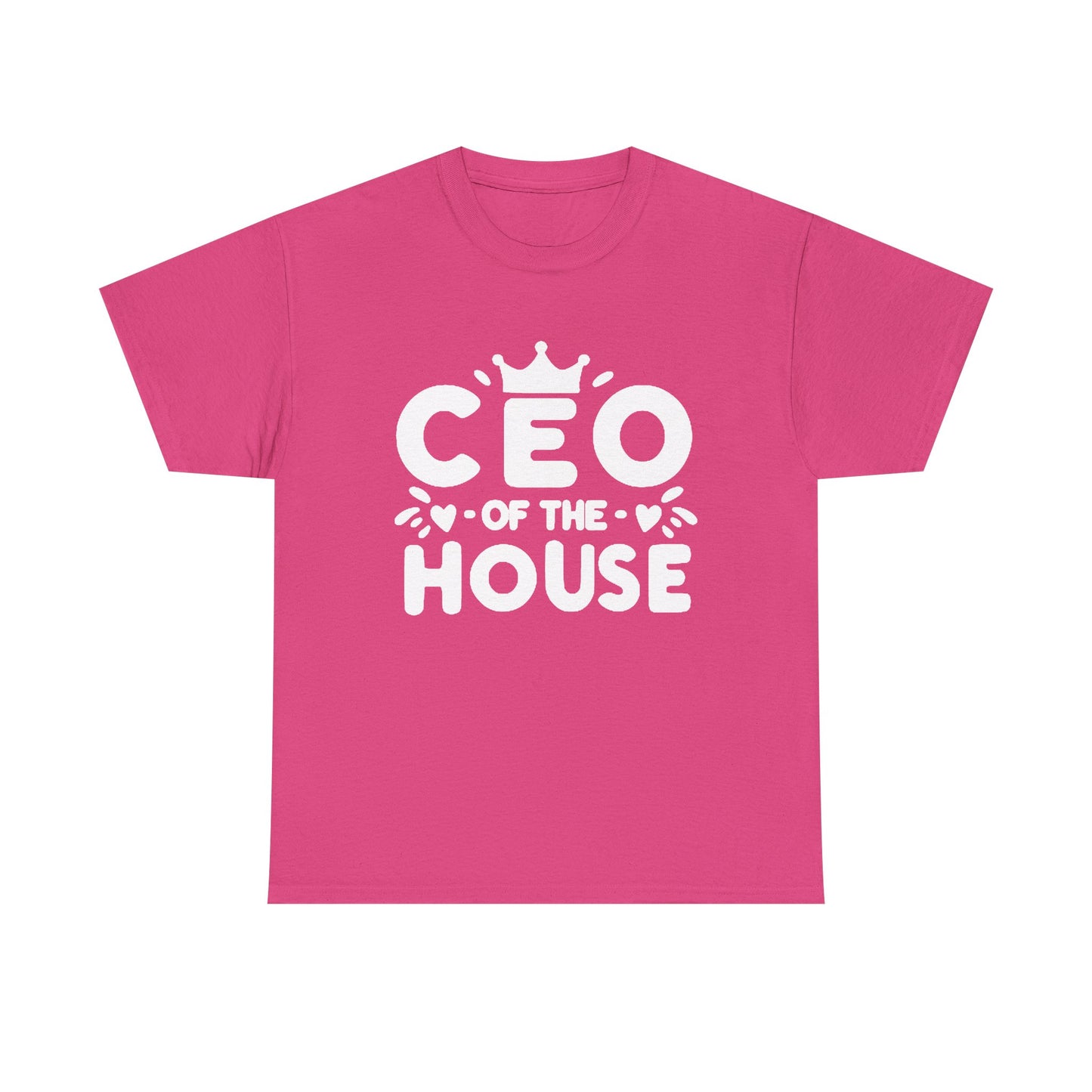 CEO Of This House T Shirt Funny graphic Jokes Unisex Heavy Cotton Tee
