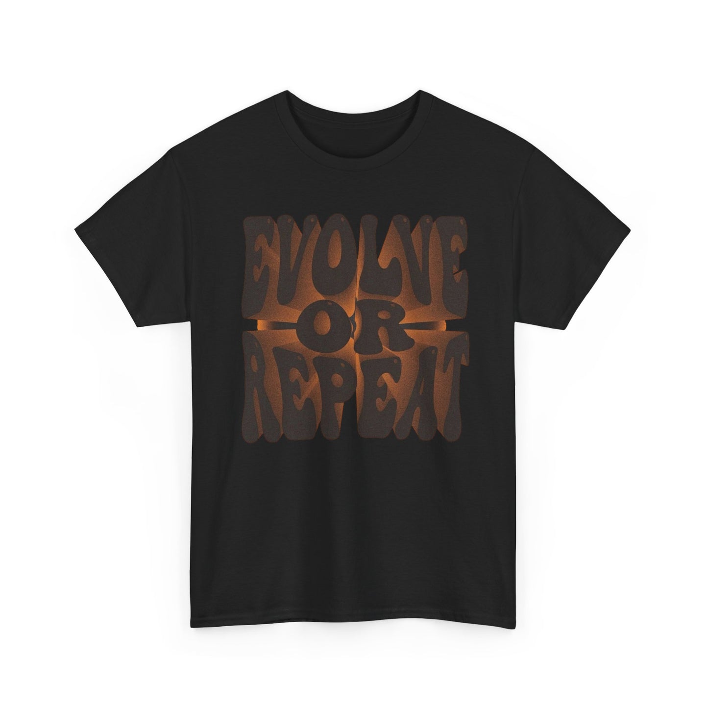 Evolve And Repeat Graphic T-Shirt Unisex Heavy Cotton Tee Gift