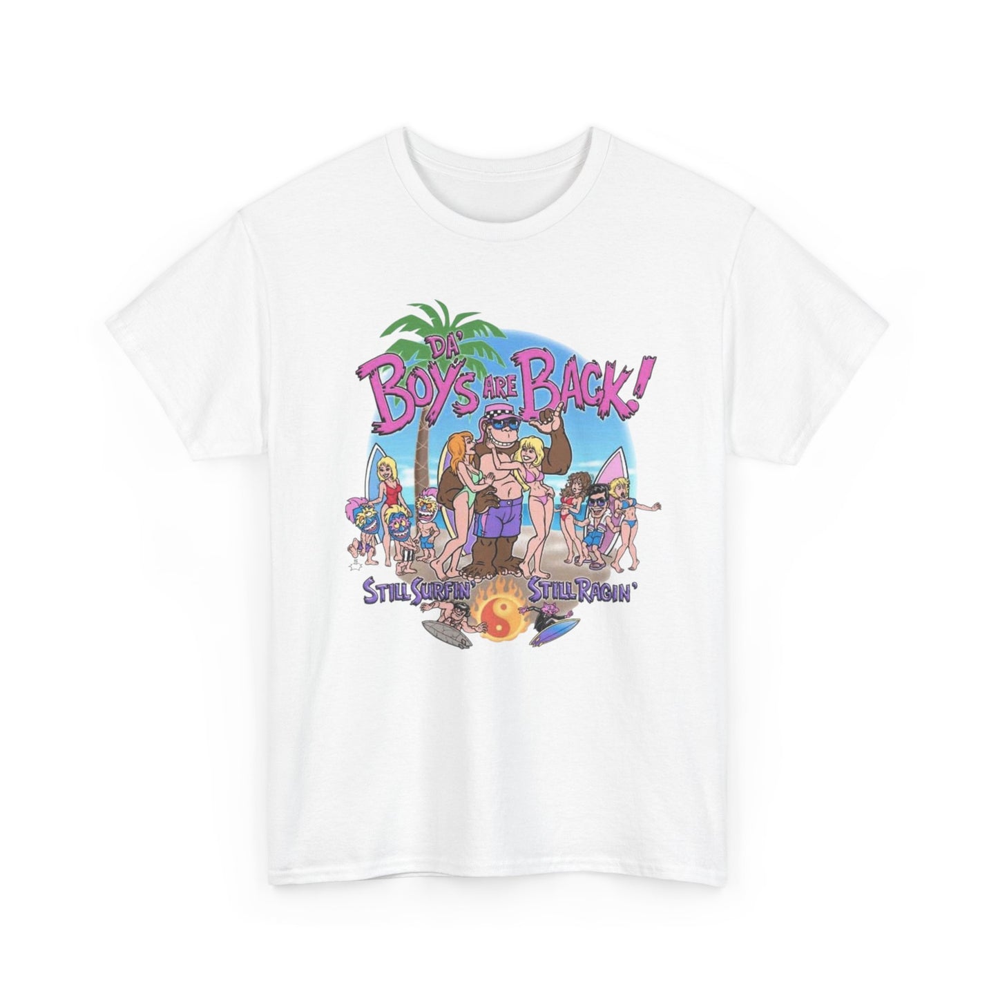 The Boys Are Back Beach Graphic T Shirt S-5XL NEW Unisex Heavy Cotton Tee